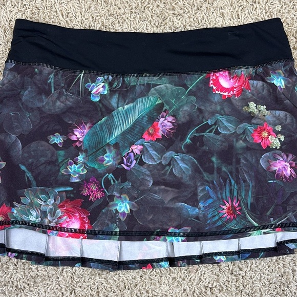 Lululemon run pacesetter skirt curious jungle sz 8 - Picture 4 of 9